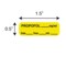 Nevs Label, Propofol 1/2" x 1-1/2" Yellow w/Black LANT-1072D - alternate 2